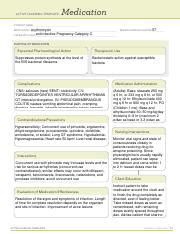 erythromycin.pdf - ACTIVE LEARNING TEMPLATE: Medication STUDENT NAME erythromycin MEDICATION 57 ...