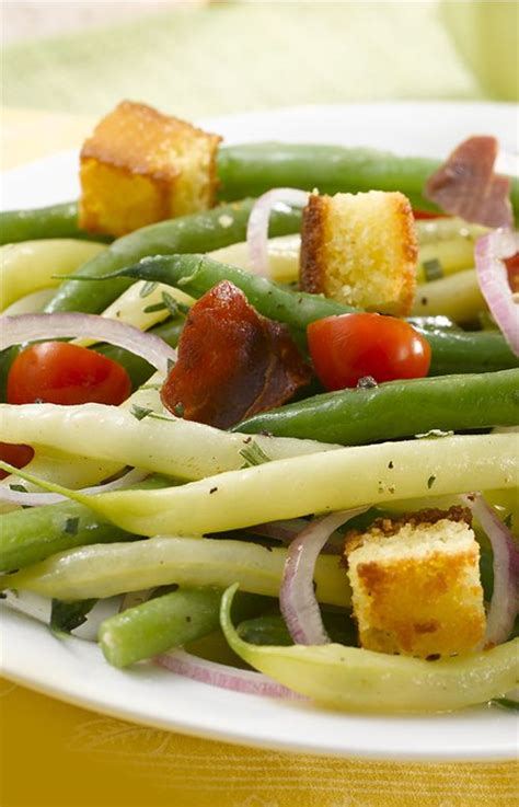 Roasted Green and Yellow Bean Salad | What's for Dinner? | Recipe ...