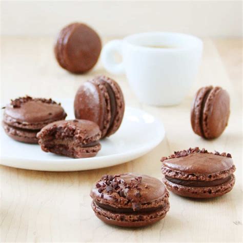 Dark Chocolate French Macarons by foodnouveau | Quick & Easy Recipe ...