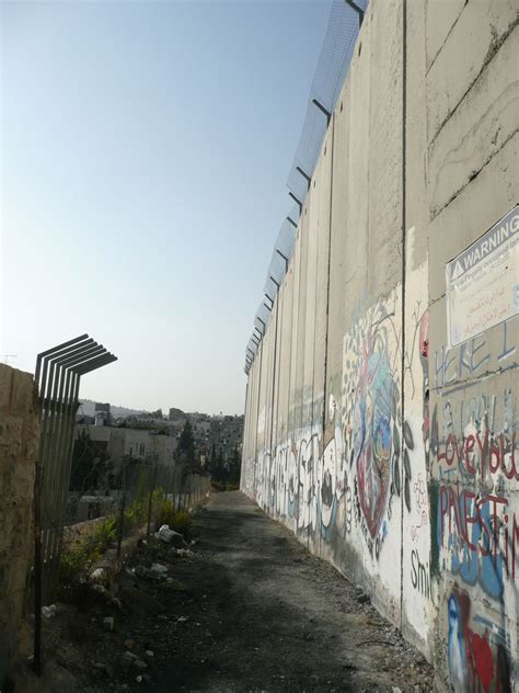 Palestinian Wall (Israeli West Bank barrier) Bethlehem, Palestine