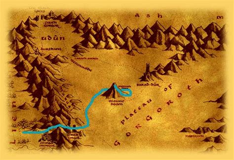 Mount Doom Route Map : Photos, Diagrams & Topos : SummitPost