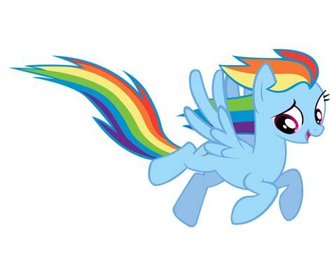 A Flying Rainbow Dash by jonnydash on DeviantArt