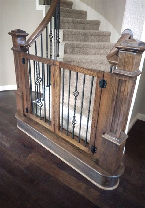 Baby Safety Gates, Extra Wide & Walk Through Baby Gates - Traditional - Staircase - Houston - by ...