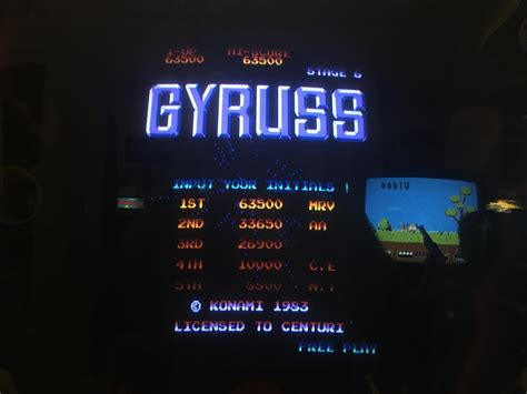 Gyruss (Arcade) high score by vecchiom