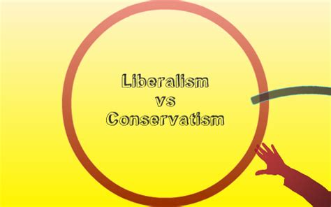 Liberalism vs Conservatism by Simon Blinkhorn