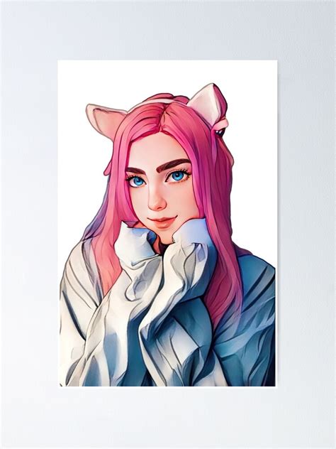 "Cute Cat Girl Cosplay" Poster for Sale by dhoffeld | Redbubble