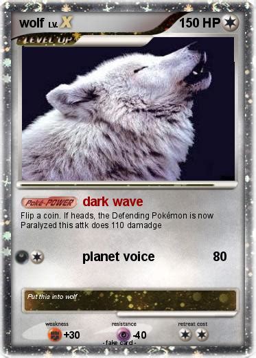 Pokémon wolf 585 585 - dark wave - My Pokemon Card