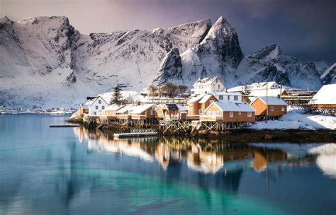 HD wallpaper: lofoten, norway, winter | Wallpaper Flare