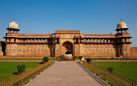 HD wallpaper: agra fort, architecture, built structure, building ...