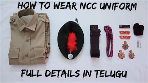 Parts Of Ncc Uniform - Printable Templates Free