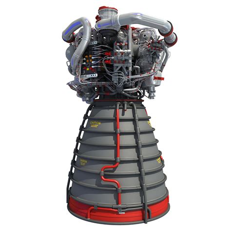 RS-25 Space Shuttle Engine 3D Model – 3D Horse