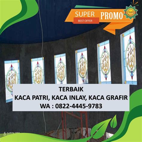 KERAJINAN KACA PATRI INLAY GRAFIR PINTU JENDELA SURABAYA, WA : 0822 ...