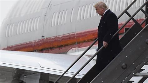 Trump plane makes emergency landing after engine failure