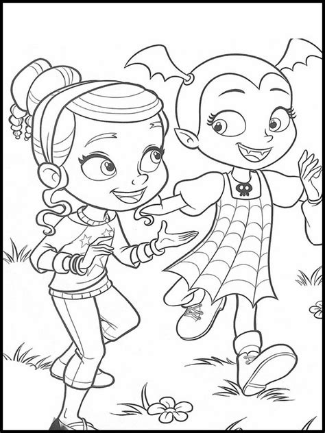 Imagens para Colorir Vampirina 22