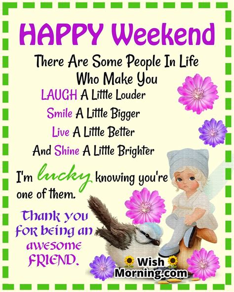 Wonderful Weekend Quotes Wishes - Wish Morning