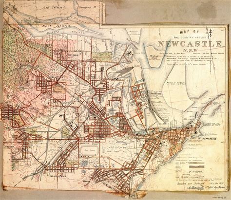 M4631 Map of the Country around Newcastle NSW, 1910. | Flickr