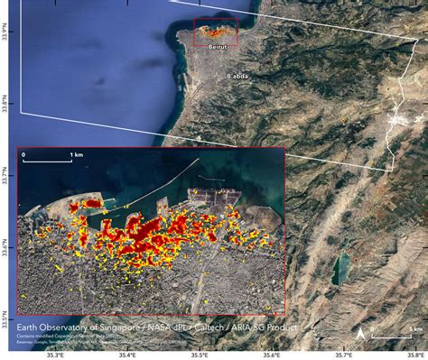 Look: NASA Satellite Maps Extent of Beirut Explosion | Science Times