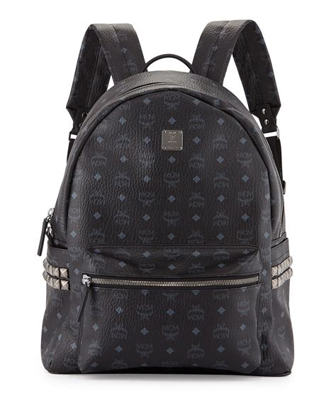 Mcm Stark Side Stud Large Backpack in Black | Lyst