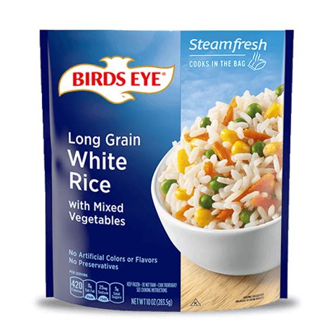 Long Grain White Rice with Mixed Vegetables | Birds Eye