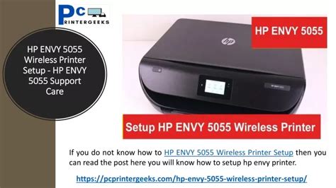 PPT - HP ENVY 5055 Wireless Printer Setup - HP ENVY 5055 Support Care ...