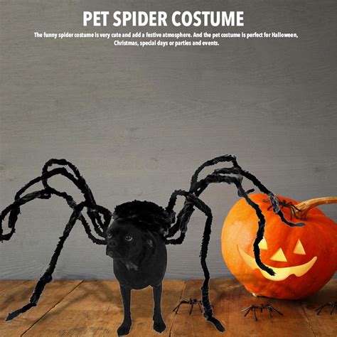 Funny Pet Clothes Pet Halloween Costume Cat Dog Black Spider | Etsy