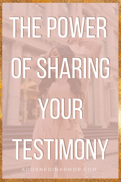 8 Reasons Why You Should Share Your Testimony (What's The Point ...