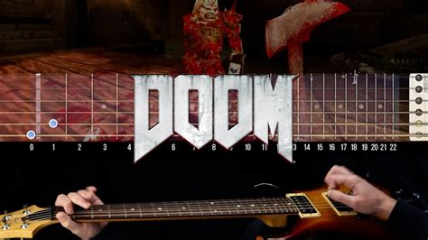 Doom E1M1 - At Doom's Gate - Guitar tutorial with Tabs - YouTube