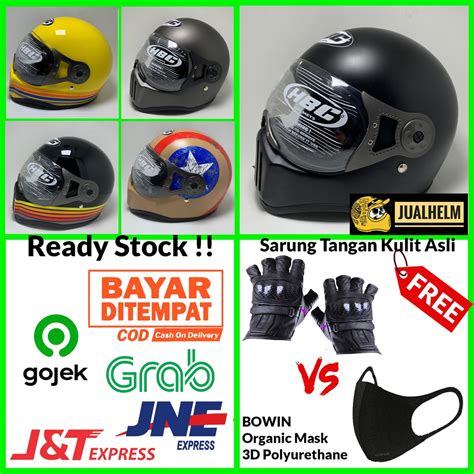 HELM CAKIL HBC PILOT VISOR + FREE GOGGLE (Helm HBC Cakil/Helm Retro ...