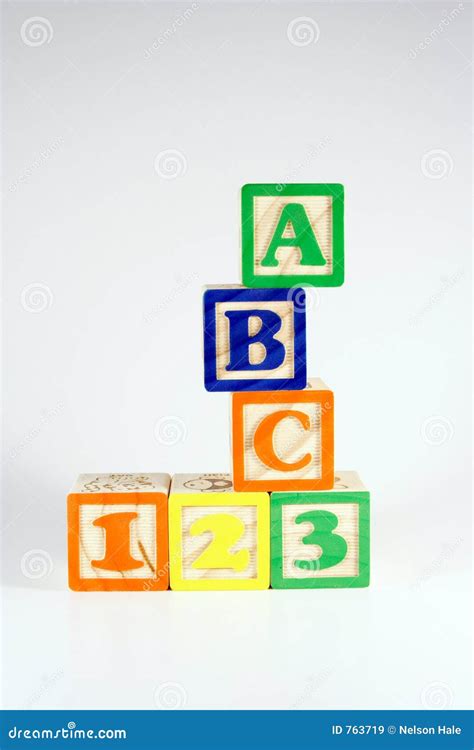 ABC 123 stock image. Image of isolated, white, hobbies - 763719