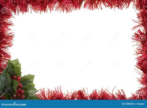 Garland Holiday Border Stock Images - Image: 3590924