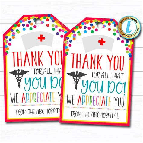 Nurse Appreciation Week Gift | TidyLady Printables