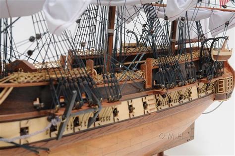 USS Constitution 1798 Old Ironsides Wood Tall Ship Model 38" | Tall ...