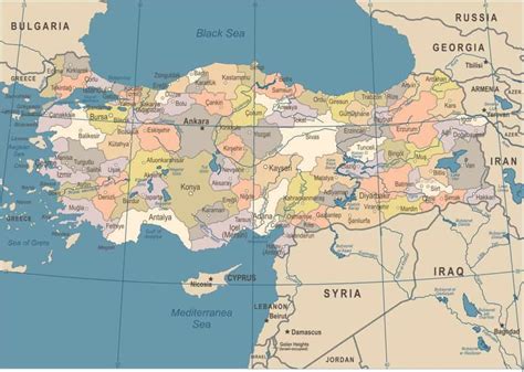 Mapa De Turquia Capadocia