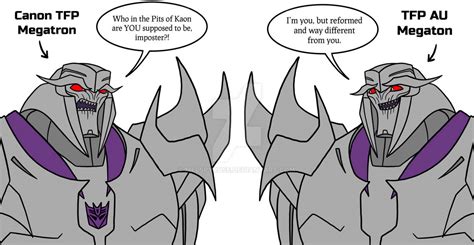 Canon TFP Megatron meets TFP AU Megatron by MelSpyRose on DeviantArt