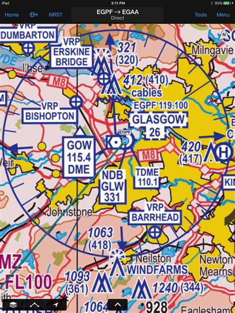 UK VFR charts for Garmin Pilot app - FLYER