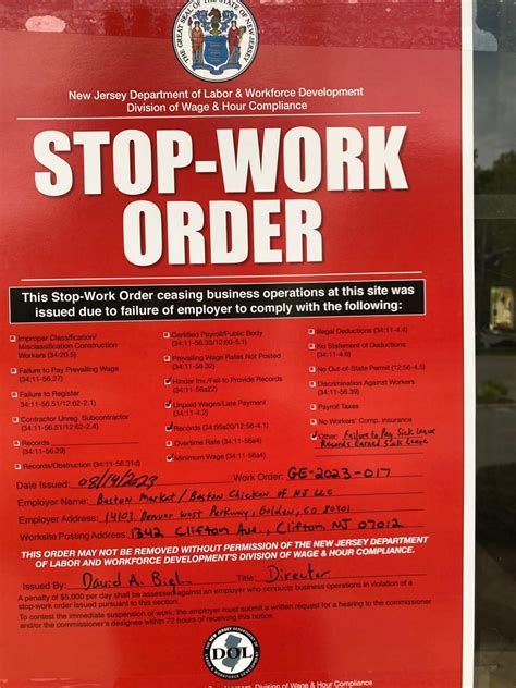 Boston Market must shut down 27 NJ locations over $2.5M in unpaid wages ...