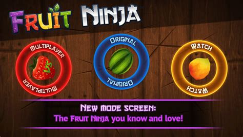 Fruit Ninja New Update Adds New Level Cap, Classic Interface And More ...