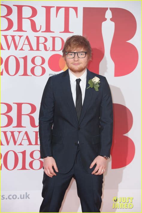 Ed Sheeran Fuels Marriage Speculation at Brit Awards 2018: Photo 4036753 | 2018 Brit Awards, Ed ...