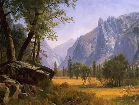 Albert Bierstadt Yosemite Valley painting - Yosemite Valley print for sale