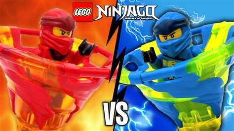 KAI vs JAY LEGO Ninjago Spinjitzu Battle & 2019 Sets Review 70659 70660 - YouTube