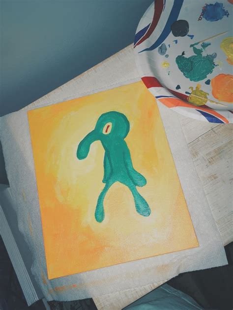 squidward painting | Squidward painting, Squidward, Painting