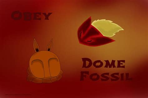 Dome Fossil wants you to Obey. by Frost48 on deviantART