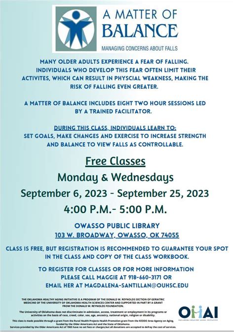 Free classes at Owasso Public Library - Owassoisms.com