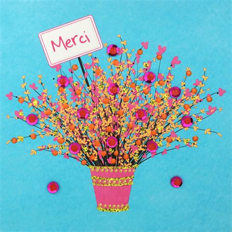 Merci Flowers - N1661-1 (Pack of 5) – Jaab Cards