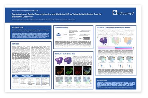 AACR 2023 Poster 6775: Indivumed Services - Combination of Spatial ...