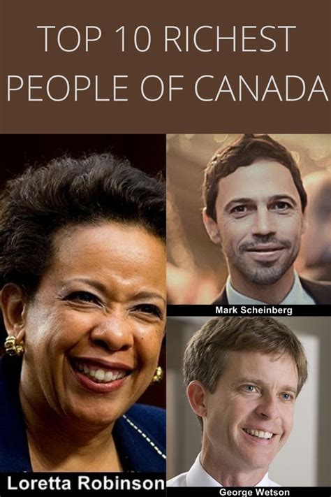 TOP 10 RICHEST PEOPLE OF CANADA in 2021 | Rich people, Beautiful actresses, People