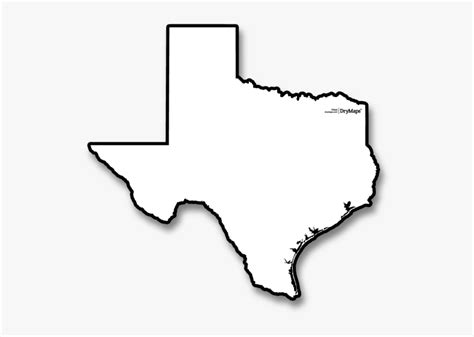 Texas - Transparent State Of Texas Outline, HD Png Download ...