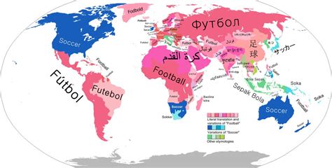 Football vs. Soccer Map - Business Insider