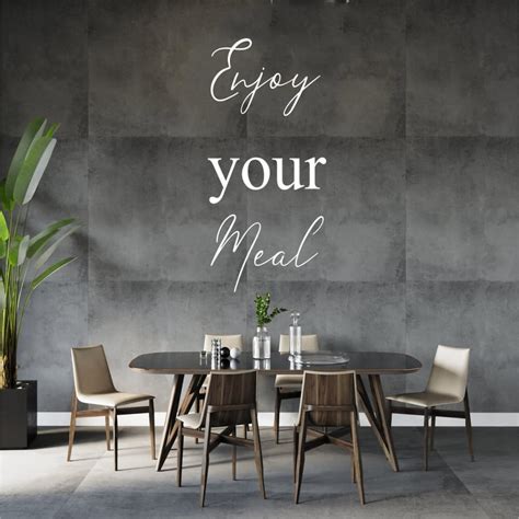 Enjoy your meal vinyl Wall Quote