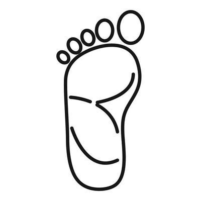 Foot Outline Vector Art, Icons, and Graphics for Free Download